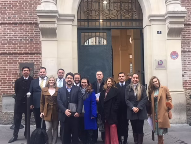 Comitiva Internacional em Universidade de Lisboa